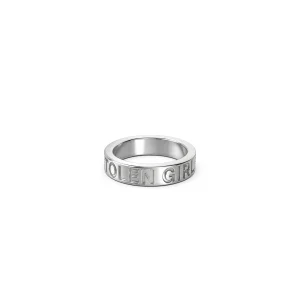 Sterling Silver Stolen Clean Logo Ring