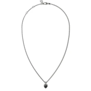 Sterling Silver Stolen Mini Love Claw Onyx Necklace