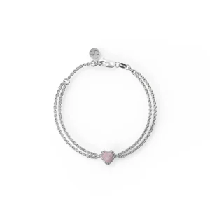 Sterling Silver Stolen Love Claw Rose Quartz Bracelet
