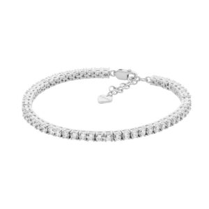 Sterling Silver CZ Tennis Bracelet