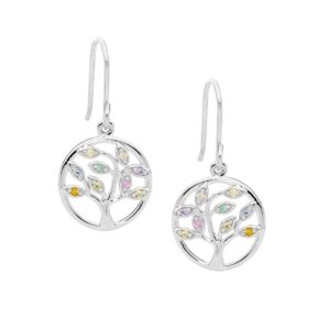 Sterling Silver Tree of Life Earrings