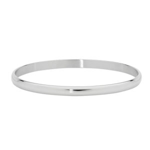 Stainless Steel Plain Silver Bangle