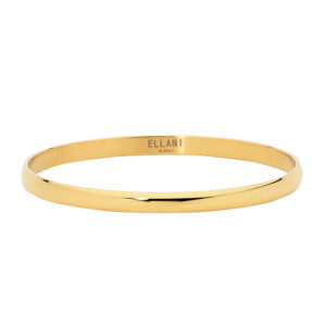 Stainless Steel Gold Plate Bangle