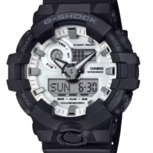G-Shock Duo Black with White Accent