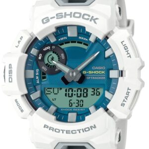 G-Shock Duo Bluetooth White with Blue Accents