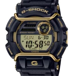 G-Shock Digital Black with Gold Bars Watch