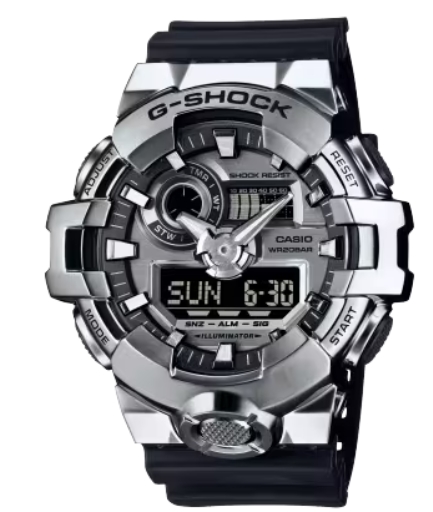 G-Shock Duo Stainless Steel and Resin Watch