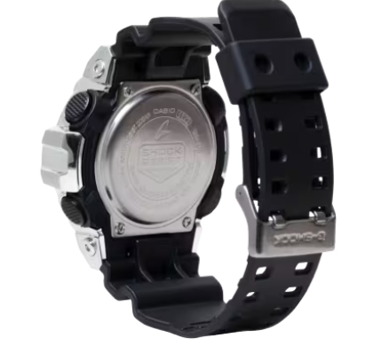 G-Shock Duo Stainless Steel and Resin Watch - Image 3