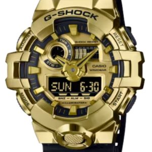 G-Shock Duo Stainless Steel Gold Bezel