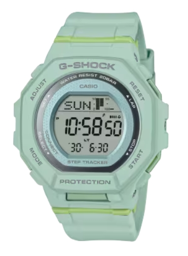 G-Shock Mint Green Digital Bluetooth Step Tracker