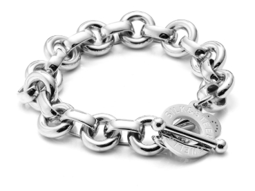 Stainless Steel Silver Heirloom Bracelet