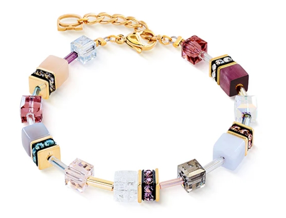 Coeur de Lion Geocube Rose Pastel Bracelet