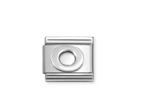Nomination Charm Silver Stainless Steel Letter O