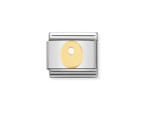 Nomination Charm 18k Gold Letter O