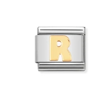 Nomination Charm 18k Letter R