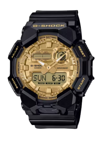 G-Shock Duo Black and Gold Watch