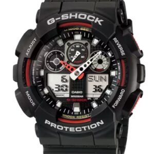 G-Shock Duo Black with Red Accent