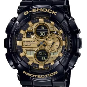 G-Shock Duo Shiny Black and Gold Watch