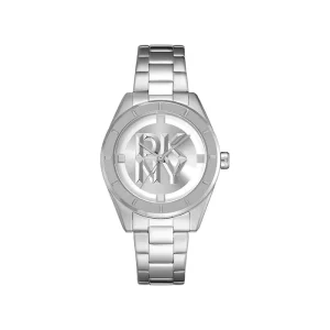 DKNY Chambers Midi Silver Stainless Steel Ladies Watch