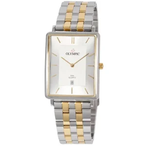 Olympic Two Tone Rectangle Men's Watch