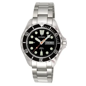 Olympic Classic Gents Dive Watch Black + Black