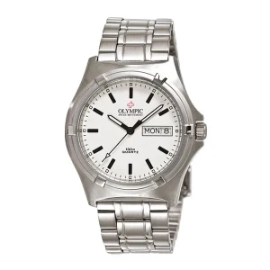 Olympic Men's Work Watch with White Dial