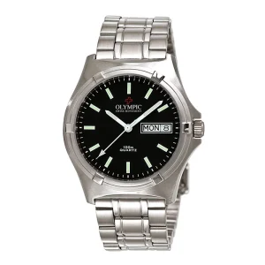 Olympic Mens Work Watch with Black Dial