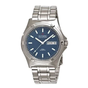 Olympic Men's Work Watch with Blue Dial