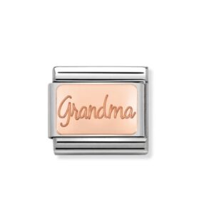 Nomination Charm 9k Rose Gold Grandma