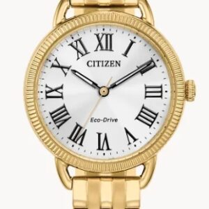 Citizen Gold Coin Edge Eco-Drive Ladies Watch