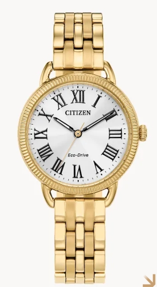Citizen Gold Coin Edge Eco-Drive Ladies Watch